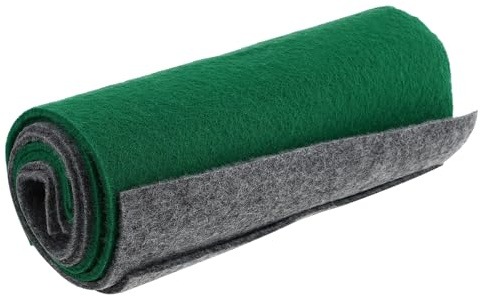 PRETYZOOM Alfombra para Terrario Reptiles 4 Piezas 50x30 Cm Absorbente Poliéster Gris y Verde Sustrato para Tortugas Serpientes Geckos Lecho Transpirable para Tanque y Hábitat