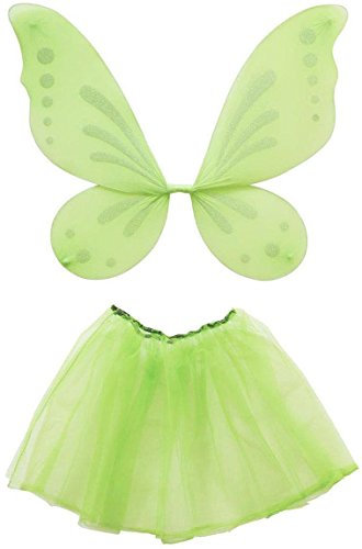 Widmann 8224T - Verkleidungsset Waldfee, Flügel und Antennen, Karneval, Mottoparty