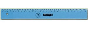 Brunnen 10 x Lineal Kunststoff für Linkshänder 30cm farbig Sortiert