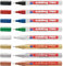 edding 780 glanzlack-marker dünn (0,8 mm) 8 Farben wählbar 8er Set Sortiert Mit Metallic