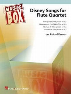Verlag Hal Leonard MGB Disney Songs - arrangiert für Vier Stimmen - Querflöte [Noten/Sheetmusic] Komponist: Sherman Richard [Unbekannter Einband]
