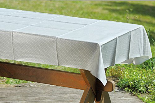 LB H&F Gartentischdecke Tischdecke Wachstischdecke Wachstischtuch Wachstuch abwischbar XXL 170 x 130 cm Gross