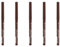 essence LONG-LASTING eye pencil, Nr. 02, Braun, langanhaltend, definierend, vegan, wasserfest, ohne Mikroplastikpartikel, Nanopartikel frei, 5er Pack (5x0.28g)