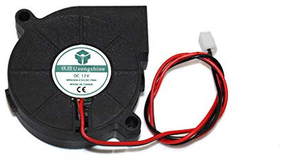 BIlinli Ventilateur de refroidissement d'imprimante 3D 5015 50x50x15mm ventilateur de ventilateur centrifuge 5V 12V 24V ventilateur de refroidissement sans brosse à 2 broches