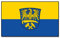 Flagge/Fahne OBERSCHLESIEN Staatsflagge/Landesflagge/Hissflagge mit Ösen 150x90 cm, sehr gute Qualität