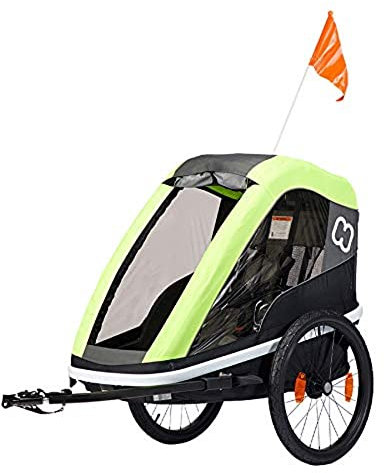 Hamax Unisex-Adult Avenida One-Lime Trailer, Size