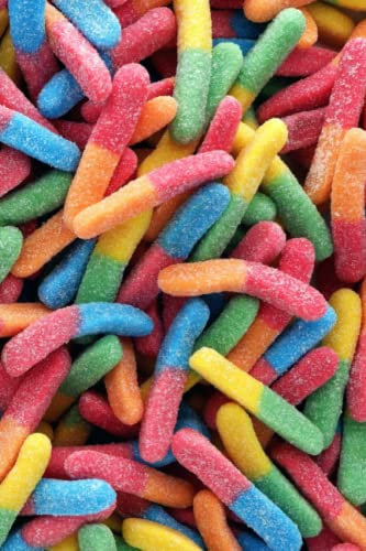 150 Page Journal / Notebook, Sour Worms