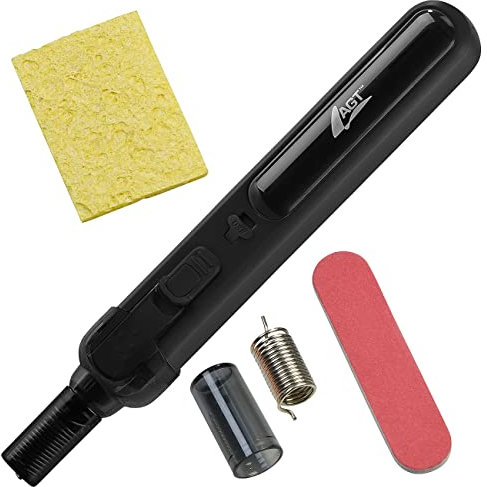 AGT Professional Präzisions Lötkolben: Multifunktionaler Akku-Löt- & Brennkolben, 2.000mAh, 450°C, 36W, USB-C (Brandmalkolben, Lötkolben Akku, Kabelloser Mini)