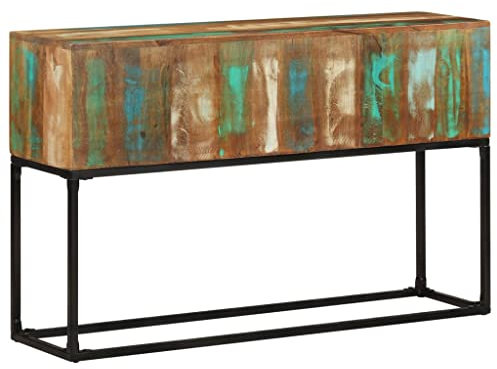 Bussandri Exclusive - Konsolentisch 120x30x75 cm Altholz Massiv