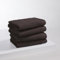 s.Oliver 4 TLG Handtuch Set - 100% Baumwolle, 600 g/m², weich & angenehm, 4X Handtücher braun