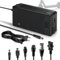 Chargeur Trotinette Electrique 48v，Chargeur 48v Universel pour Batterie Lithium avec 6 Connecteurs，54.6v 2a Chargeur Hoverboard Charge Rapide pour Hoverboard，E-Bike，Trotinette Electrique