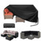 Gartenmöbel Abdeckung Wasserdicht,Schutzhülle Gartenmöbel 310 L x 150 W x 100 H cm Wasserdicht Gartentisch Abdeckung Schutzhülle Abdeckplane für Gartenmöbel Rechteckige/Quadratisch Sitzgarnituren