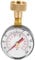 KICHOUSE Barometer-wasserdruckmesser Wasserdruckmesser Für Zuhause Wasserdruckprüfgerät Wasserzähler Für Gartenschlauch Wasserzähler Für Wohnmobil Poolpumpen-manometer Rostfreier Stahl