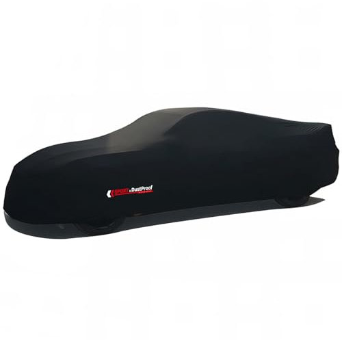 BEXITA Premium Auto Abdeckplane Indoor Stretch Autoabdeckung, Weiches Innenfutter, Atmungsaktiv, Staubdicht, Autoplane Autogarage Innenbereich für Größen Sportwagen-M