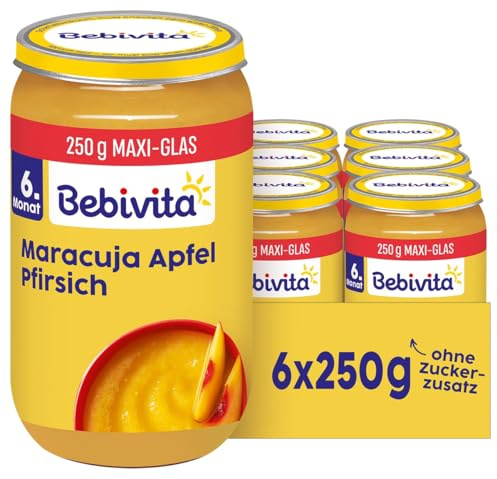 Bebivita Maracuja Apfel Pfirsich, 6er Pack (6x250g)