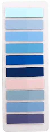 Seitenmarkierungen, Papier, Haftindex-Tabs, Seitenmarker, beschreibbare und transparente Haftnotizen, Seitenregister, Lesezeichen, Etikettenaufkleber, Index-Tabs, Blau