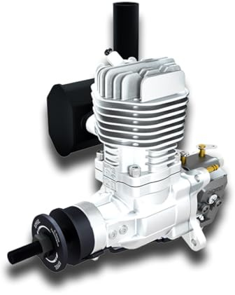 20-cm³-Benzinmotor mit Elektrostart, 2-Takt-Einzylinder-RC-Flugzeugmotor für große Starrflügelmodelle, Modellbausatz für physikalische Experimente