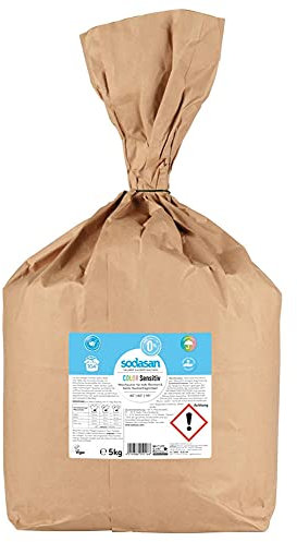 SODASAN Comfort sensitiv Waschpulver 5 Kg, Waschmittel Baby Bio und für Allergiker