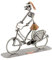 Steelman24 I Schraubenmännchen Hollandrad I Made in Germany I Handarbeit I Geschenkidee I Stahlfigur I Metallfigur I Metallmännchen