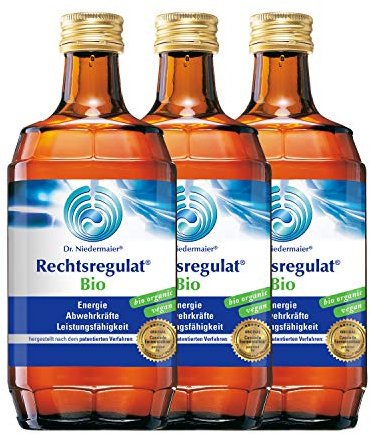 Dr. Niedermaier Rechtsregulat® Bio I enthält natürliches Vitamin C I Immunsystem stärken I fermentierte Enzyme für eine biologische, rein pflanzliche Immunregulierung I 3x 350ml (3er Pack)