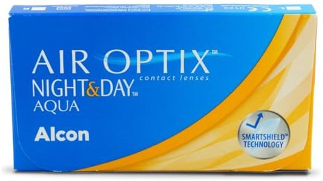 Ciba Vision Air Optix Night & Day Aqua, 6 Stück / BC 8.4 mm / DIA 13.8 / -6,00 Dioptrien