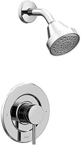 Moen Align Chrome Posi-Temp Pressure Balancing Eco-Performance Modern Shower Trim Kit, Valve Required, T2192EP