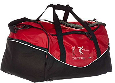 Ju-Sports Tasche Team rot/schwarz Tischtennis