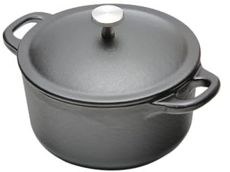 Proware 10 cm Mini cacerola de hierro fundido, Individual