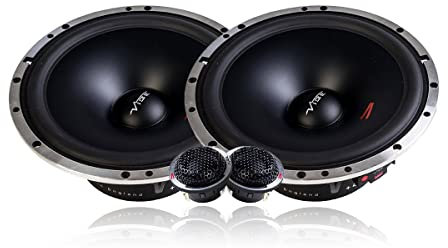 VIBE CVEN 6,5 pollici 2 vie SQL Component Speaker, nero, 6,5 pollici, CVEN62C-V4