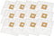 Vacuum Cleaner Bags for Miele Red Passion - CH, Red Pearl, Revolution 5000, Revolution 600, Revolution Power Plus 5000 12 Staubsaugerbeutel