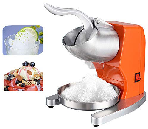 Aprilhp Trituradora de Hielo Electrica Profesional, Comercial Picadora de Hielo para Granizados y Mojitos, Maquina Granizados, Pica cubitos de hielo con mucha rapidez con 380W, Utensilios de Bar
