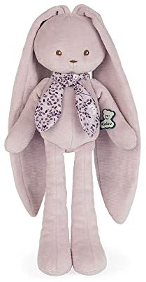 KALOO - Lapinoo - Pantin Lapin - Babyplüsch aus geripptem Velours - 35 cm - Farbe Rosa - Sehr weiches Material - Geschenkbox - Ab Geburt, K972200