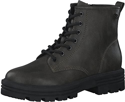 s.Oliver Damen Stiefelette, Khaki, 40 EU