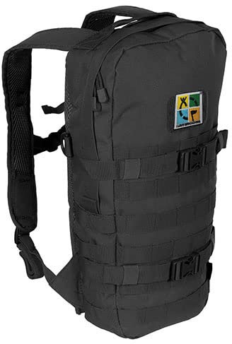 geo-versand Geocaching Rucksack I Love Geocaching Molle Modular Klett Verschluss Bundeswehr