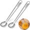 Fouet Cuisine 2PCS, WOVTE Mini Fouet Cuisine Inoxydable Fouet De Cuisine Batteur Manuel, Acier Inoxydable Mini-mélangeur Agitateur Batteur Rotatif Manuel Cuisine Accessoires Gadget Cuisine