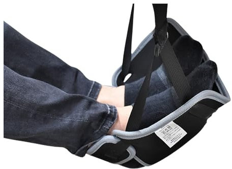 Jetmack Hamac de pied en avion de qualité supérieure | Confort de voyage en avion | Repose-pieds de voyage en avion pour adultes | Pied pour voyage en avion idéal pour la relaxation sur les vols longs