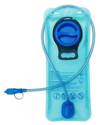 XZSUN Foldable Hydration Bladder, 1L-2L-2.5L-3L Water Bladder Leakproof Water Bag Water Reservoir For Bicycling Hiking Camping Backpack (Blue, 2L)