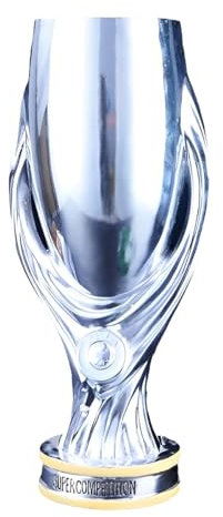 Quingss Super Cup Trophy Football Champions Trophy European Club League Trophies Soccer Fans Collectibles Sports Lovers Souvenir Exquisite Birthday Gifts Home Office Ornaments,32cm