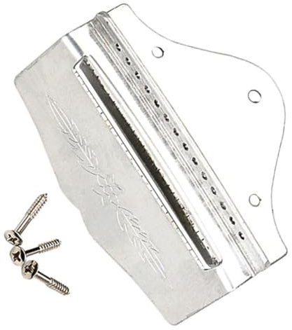 VICASKY Mandolin Tailpiece De Metal Para Cuerdas Accesorio De Reemplazo Para Mandolinas Mejora El Sonido Estética Del Instrumento
