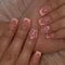 CharmBurst 24 pièces Ongles Press-On Grapefruit Soda Minimalistes, Faux Ongles, Pointes d'Ongles Artificiels 3D, Ongles à Coller pour Étudiants, Bureau, Rendez-vous & Déplacements