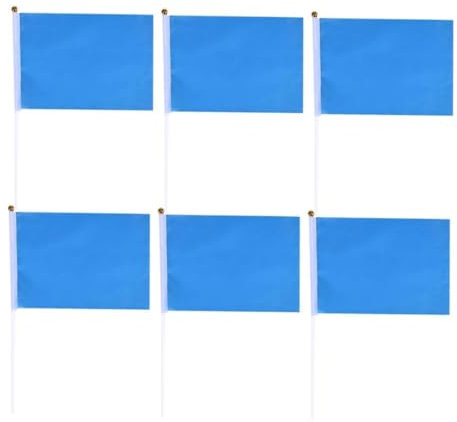 50 Pezzi Bandierine Mini Bandiere Quadrate per Celebrazioni Facili da Trasportare e Resistenti