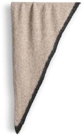 OPUS Damen Schal | AMARS Maxi Dreiecksschal mit Wollanteil warm taupe, 0