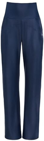 WINSHAPE Damen Trainingshose Functional Comfort Wide Leg Pants Cul105c “high Waist” im Jeans Print