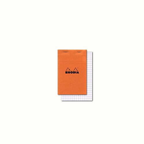 Rhodia Block Orange Nr. 13, 10,5 x 14,8 cm, 80 F, geheftet, 80 g, Q,5 x 5