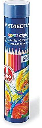 STAEDTLER Buntstift Noris Club, 12er Metallrunddose