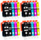 Supply Guy 20 Druckerpatronen mit Chip kompatibel mit Canon PGI-520 CLI-521 für Canon Pixma IP3600 IP4600 IP4700 MP540 MP550 MP560 MP620 MP630 MP640 MX860 MX870