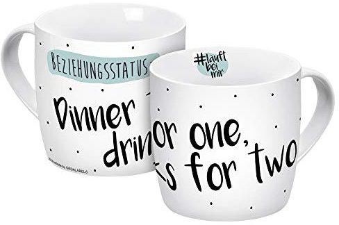 GEDA LABELS GedaLabels 13074 Tasse Dinner for one 300ml (1 Stück)