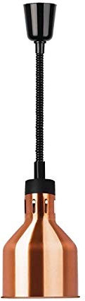 MSU - Lámpara Calefactora de Alimentos Extensible 216mm, 230/240V, 1.05kg | Cable Ajustable 280-1520mm | para Lámparas de Calor, Comida Caliente | Fácil Uso, Cobre