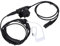 Oreillette de Talkie-walkie pour Micro de Gorge, Casque de Micro de Gorge de 7,1 Mm avec U94 PTT Compatible pour XiR P6600 P6620 DP2400 MTP3250 DEP550 DP2400 MTP3550 MTP3150