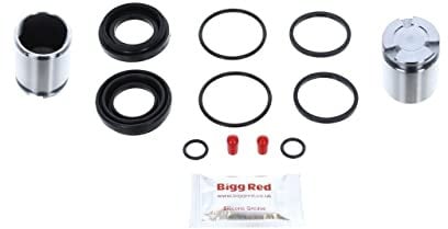 Bigg Red - Brake Caliper Piston Seal Repair Kit - Compatible with, Rear Left & Right - Fits Electric Parking Brake & TRW Single 38mm dia Piston Calipers